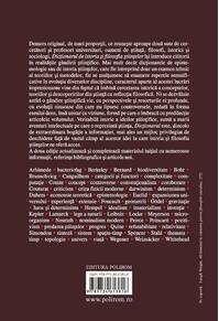 Copertă produs Dicționar de istoria şi filosofia ştiinţelor