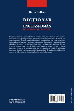 Copertă produs Dicţionar englez-rom&acirc;n de expresii şi locuţiuni