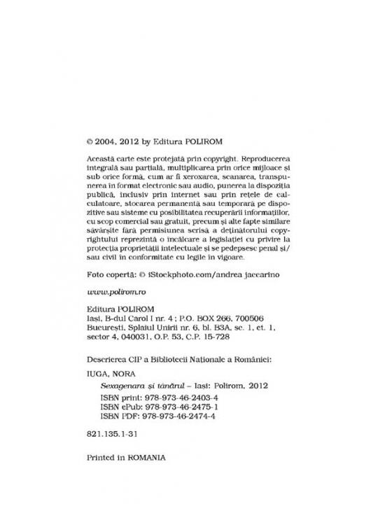 Copertă produs Sexagenara și tânărul (Top 10+) - gallery big 3