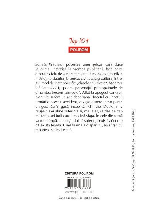 Copertă produs Sonata Kreutzer • Moartea lui Ivan Ilici (Top 10+) - gallery big 2
