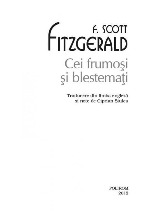 Copertă produs Cei frumoşi si blestemaţi - gallery big 5