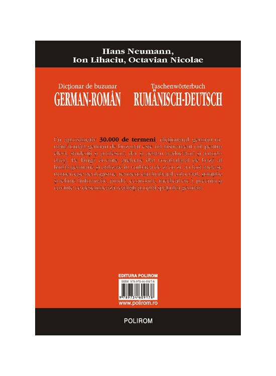 Copertă produs Dicţionar de buzunar german-rom&acirc;n/rom&acirc;n-german - gallery big 2