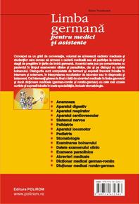 Copertă produs Limba germană pentru medici şi asistente