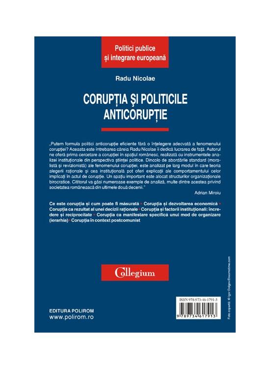 Copertă produs Corupţia şi politicile anticorupţie - gallery big 2