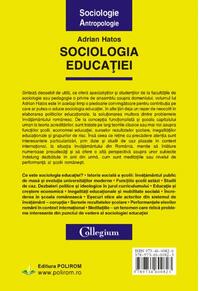 Copertă produs Sociologia educaţiei