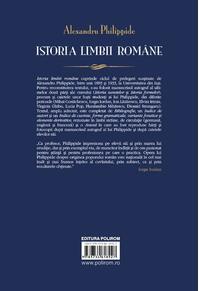 Copertă produs Istoria limbii romane