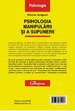 Copertă produs Psihologia manipulării şi a supunerii