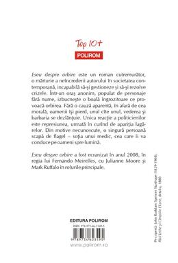 Copertă produs Eseu despre orbire