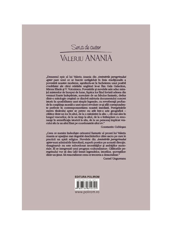 Copertă produs Amintirile peregrinului apter - gallery big 2