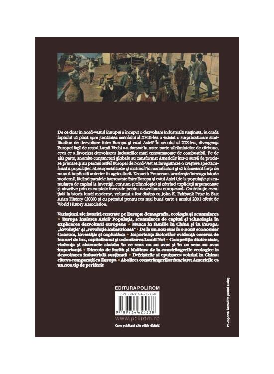 Copertă produs Marea divergenţă. China, Europa şi naşterea economiei mondiale moderne - gallery big 2