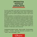 Copertă produs Producţia textului jurnalistic - gallery small 