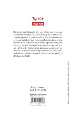 Copertă produs Un om sf&icirc;rşit (Top 10+)
