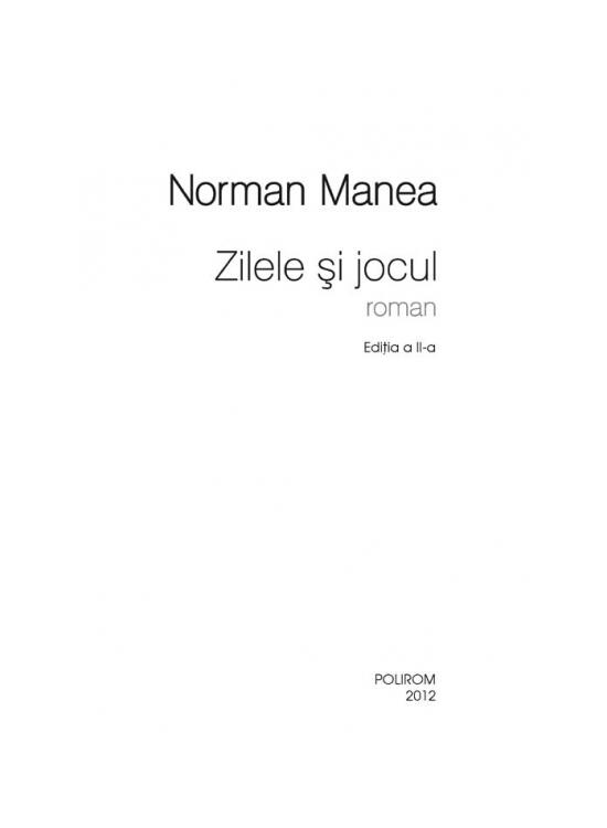Copertă produs Zilele şi jocul - gallery big 4