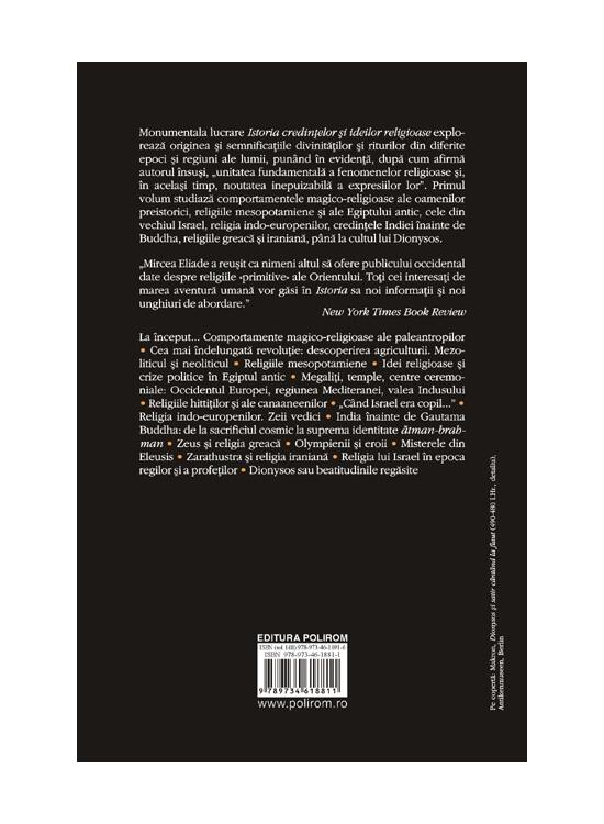Copertă produs Istoria credinţelor şi ideilor religioase (Vol. 1) - gallery big 2