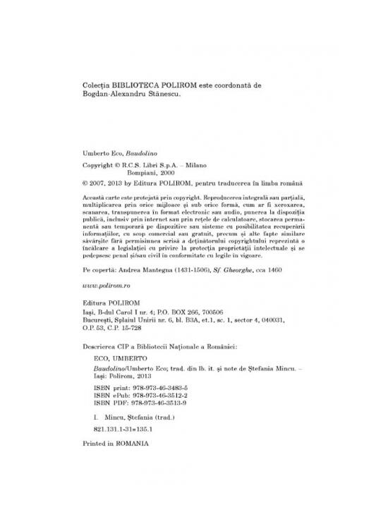Copertă produs Baudolino - gallery big 5