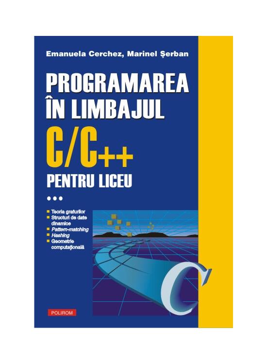 Copertă produs Programarea &icirc;n limbajul C/C++ pentru liceu (Vol. 3) - gallery big 1