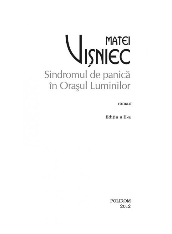 Copertă produs Sindromul de panică &icirc;n Orașul Luminilor - gallery big 4
