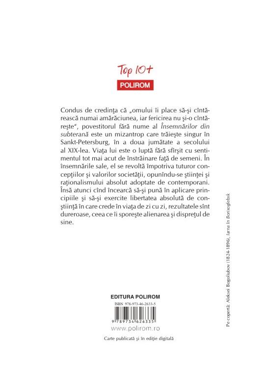 Copertă produs &Icirc;nsemnări din subterană - gallery big 2