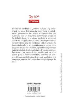 Copertă produs &Icirc;nsemnări din subterană