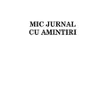 Copertă produs Mic jurnal cu amintiri - gallery small 