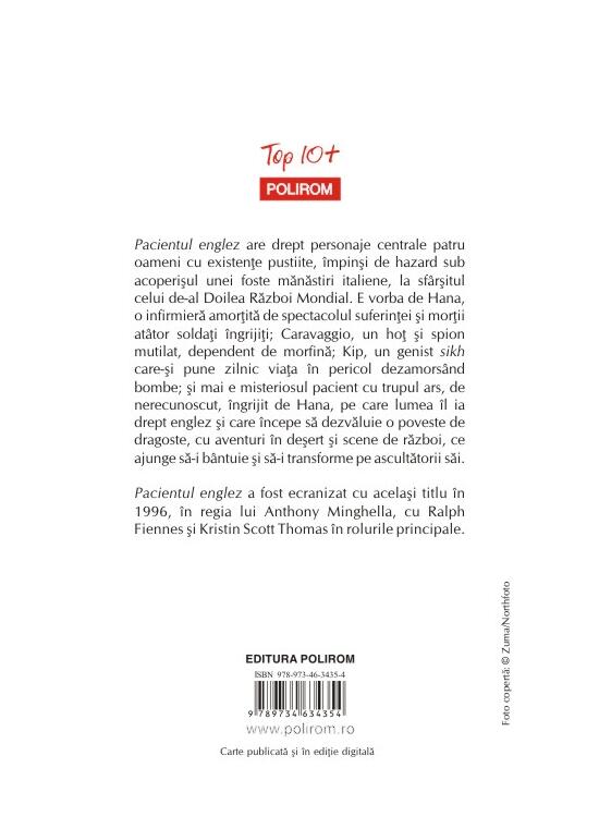 Copertă produs Pacientul englez (Top 10+) - gallery big 2