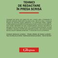 Copertă produs Tehnici de redactare &icirc;n presa scrisă - gallery small 