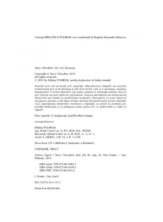 Copertă produs Ultima fugară - gallery big 4