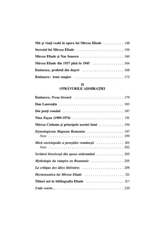 Copertă produs Studii româneşti II. Soarele şi Luna. Otrăvurile admiraţiei - gallery big 5