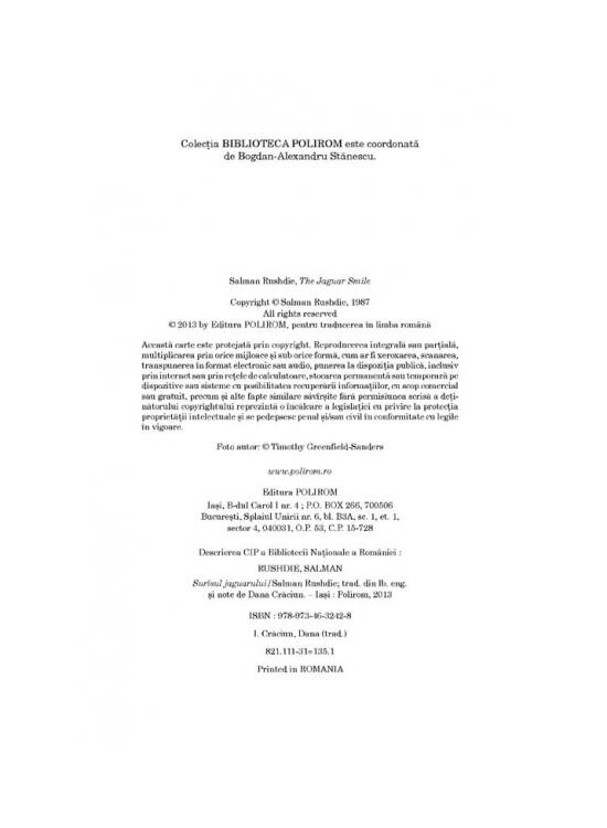 Copertă produs Surîsul jaguarului - gallery big 4