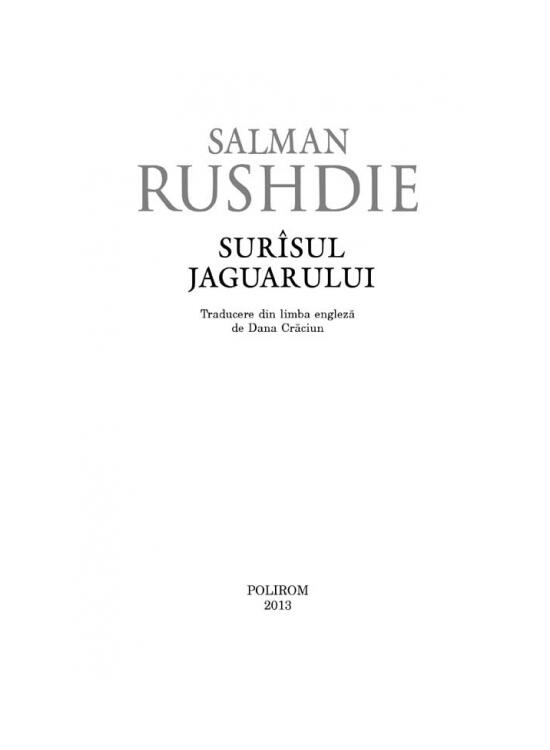 Copertă produs Surîsul jaguarului - gallery big 5