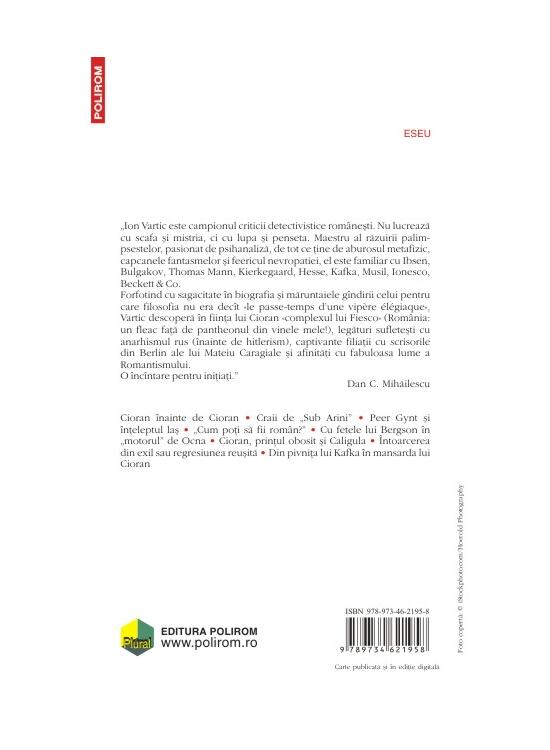 Copertă produs Cioran naiv şi sentimental - gallery big 2