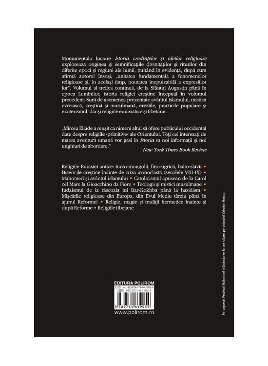 Copertă produs Istoria credinţelor şi ideilor religioase (Vol. 3) - gallery big 2