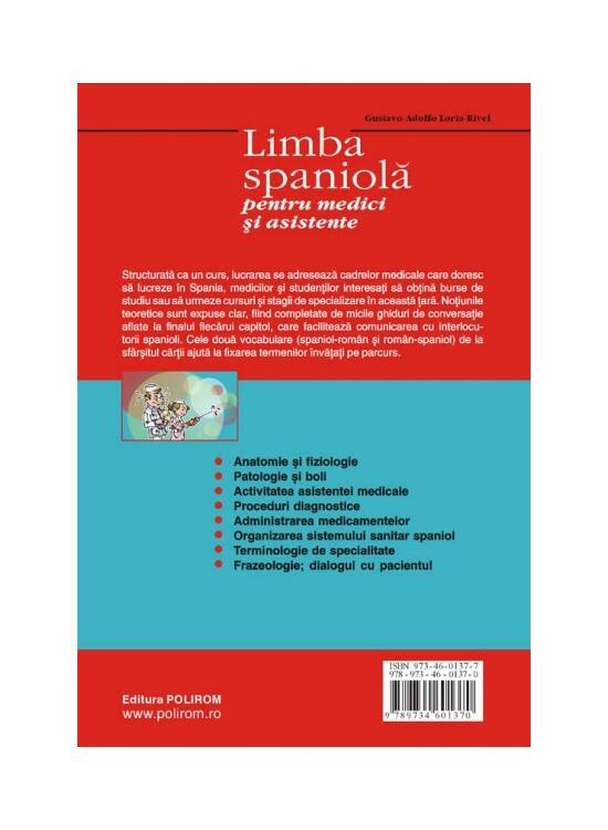 Copertă produs Limba spaniolă pentru medici şi asistente - gallery big 2