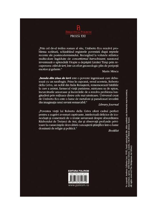 Copertă produs Insula din ziua de ieri - gallery big 2