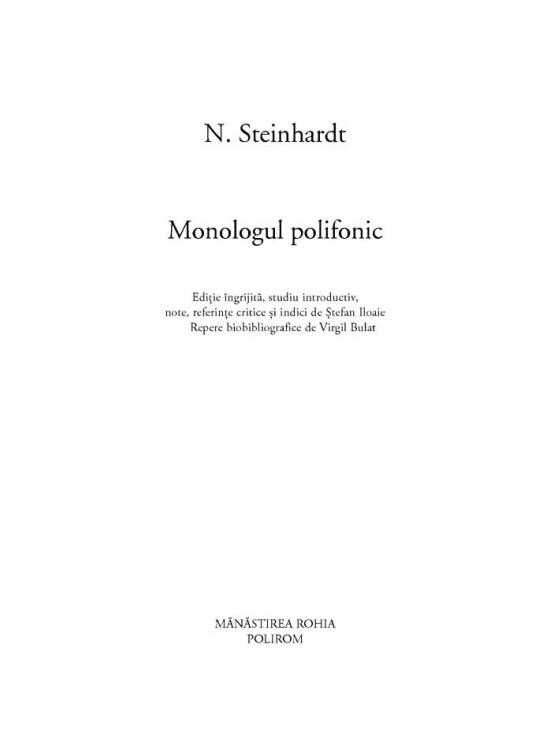 Copertă produs Monologul polifonic - gallery big 7