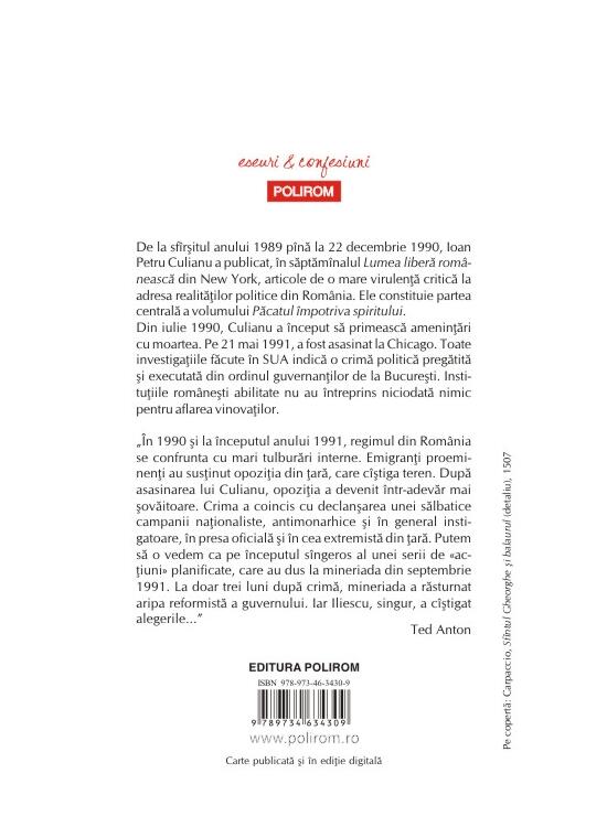 Copertă produs Păcatul împotriva spiritului - gallery big 2