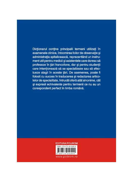 Copertă produs Dicţionar medical de buzunar francez-rom&acirc;n/ rom&acirc;n-francez (Ediţia 2007) - gallery big 2