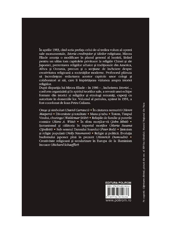 Copertă produs Istoria credinţelor şi ideilor religioase (Vol. 4) - gallery big 2