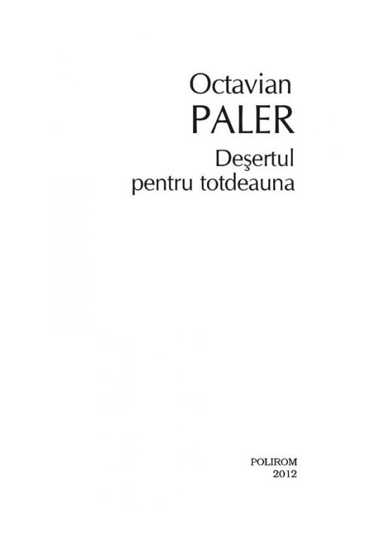 Copertă produs Deşertul pentru totdeauna - gallery big 5