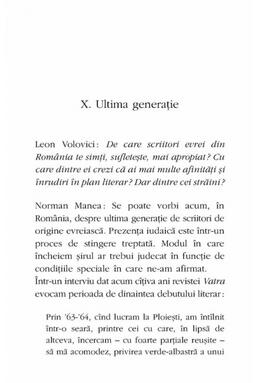 Copertă produs Sertarele exilului. Dialog cu Leon Volovici