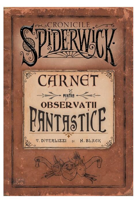 Copertă produs Cronicile Spiderwick. Carnet pentru observații fantastice