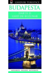 Copertă produs Budapesta. Hartă și ghid de buzunar