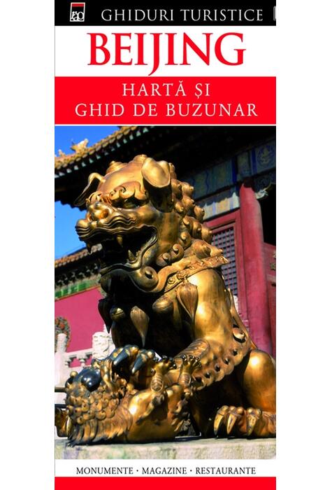 Copertă produs Beijing. Hartă și ghid de buzunar