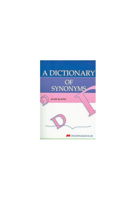 Copertă produs A dictionary of synonyms