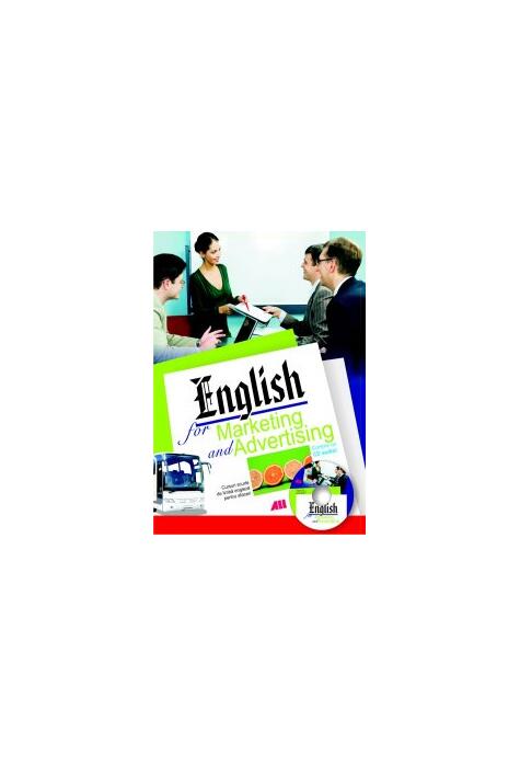Copertă produs English for marketing and advertising. CD inclus