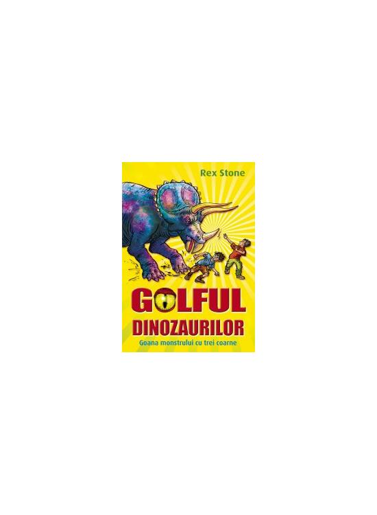 Copertă produs Golful dinozaurilor.  Goana monstrului cu trei coarne - gallery big 1