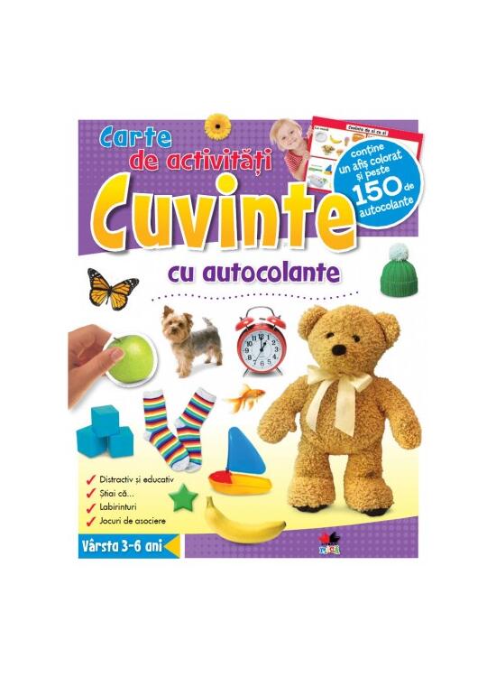 Copertă produs Cuvinte. Carte de activităţi cu autocolante - gallery big 1