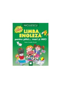 Copertă produs Limba engleză pentru pitici... mari şi mici: cu autocolante reutilizabile
