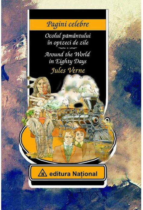 Copertă produs Ocolul pământului în optzeci de zile / Around the World in Eighty Days