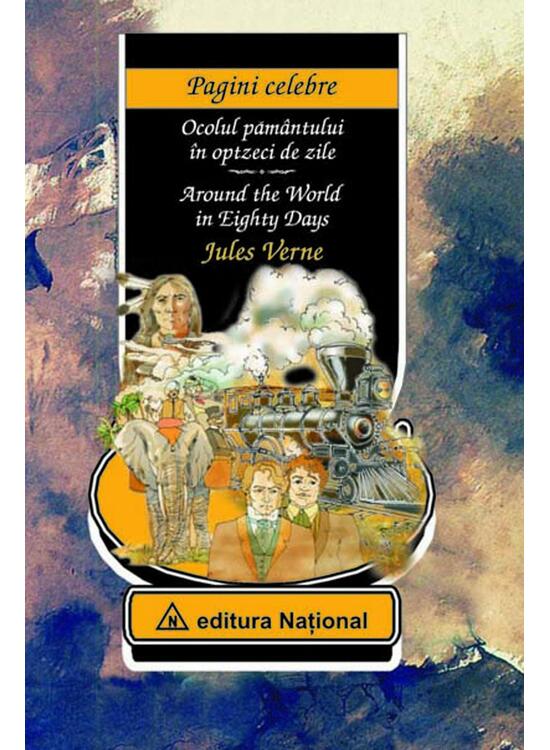 Copertă produs Ocolul pământului în optzeci de zile / Around the World in Eighty Days - gallery big 1